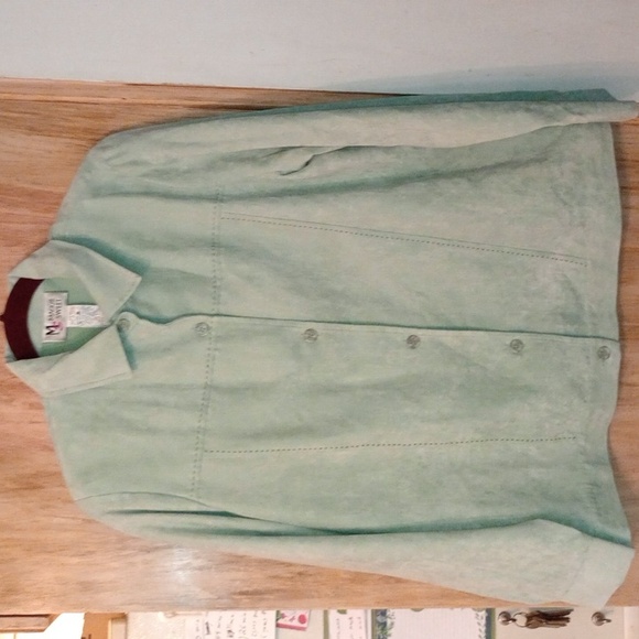 Maggie Sweet Pantsuit Jacket, Celery or Light Green, Size M, Pre-owned - Picture 4 of 7